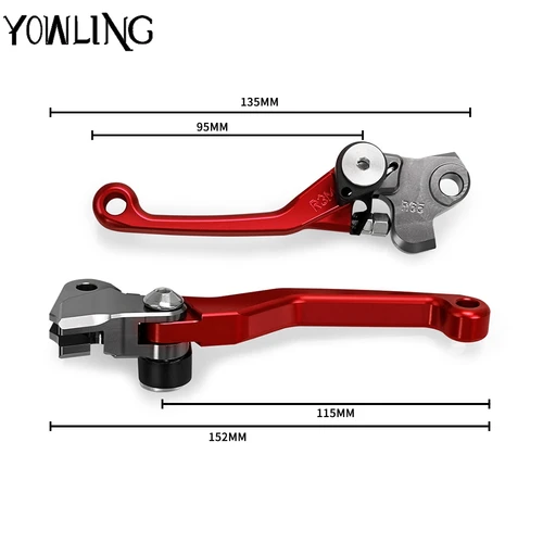 Imagen 2 del producto Palancas de embrague de freno pivotante para YAMAHA YZ250FX 2015 2016 2017 2018 2019 CNC palanca de freno plegable manija palancas de embrague Control