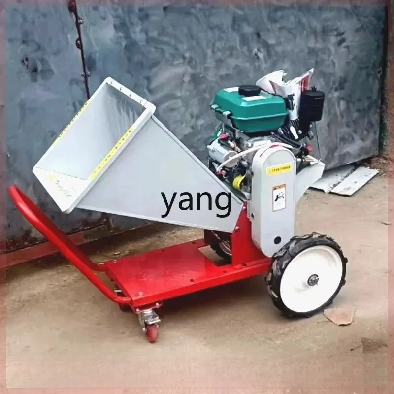 

Yjq Diesel High Horsepower Shredding Machine Orchard Movable Branch Straw Wood Crusher