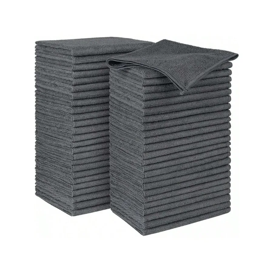 

Microfiber Washcloths Towel Pack Of 50, 12 X 12, Highly Absorbent And Soft Face Towels Bathroom, Gym, Hotel And Spa, Fast Dryin