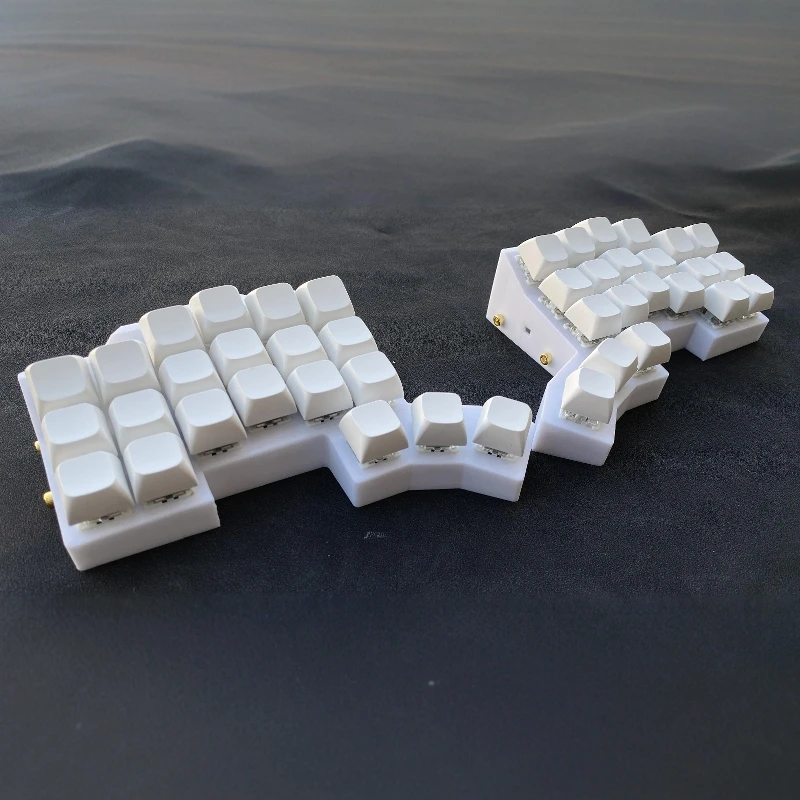 Corne 3D Split Keyboard Kit Custom Wireless 2.4G Single-mode VIAL 3x6 Keyboard 42key Combo+tap_dance+macro 3D Printing Keyboard