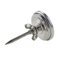 52MM Stainless Steel Thermometer for BBQ For Grills Dual Scale Display Celsius Fahrenheit Accurate Temperature Gauge