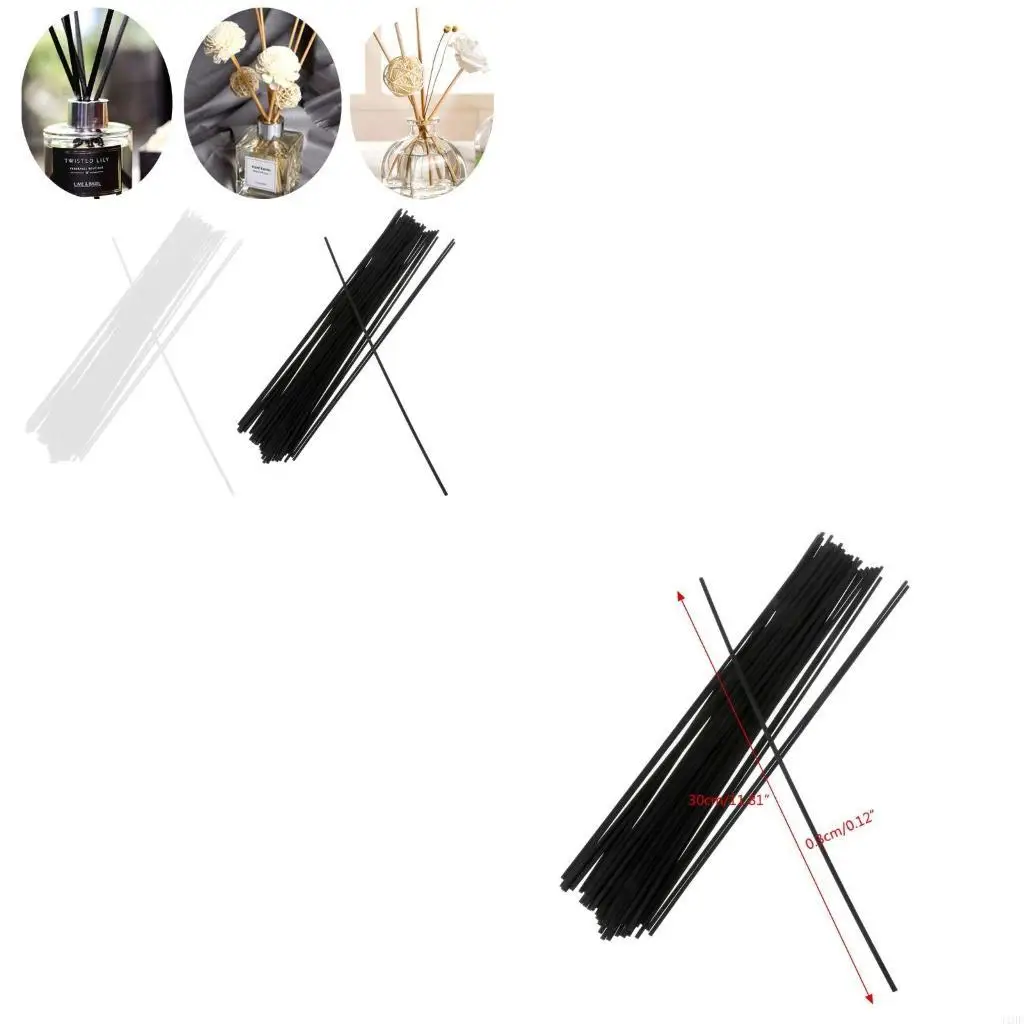 

J1HF 50pcs 3 мм тростник замены диффузора ротанга