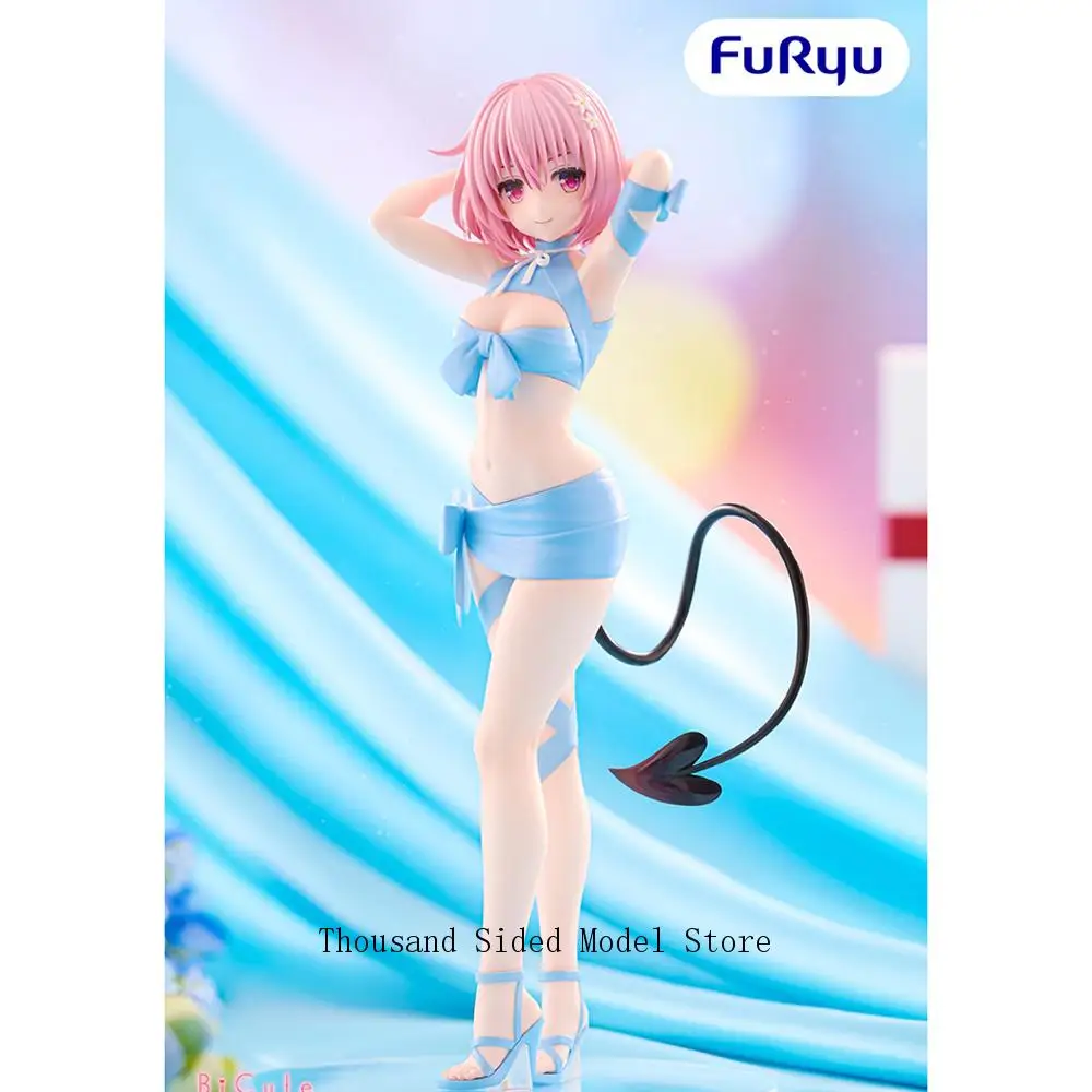 

Оригинальная аниме-фигурка FuRyu BiCute Ribbons To LOVEru Darkness Momo Belia Deviluke, модель из ПВХ, отличный коллекционный подарок