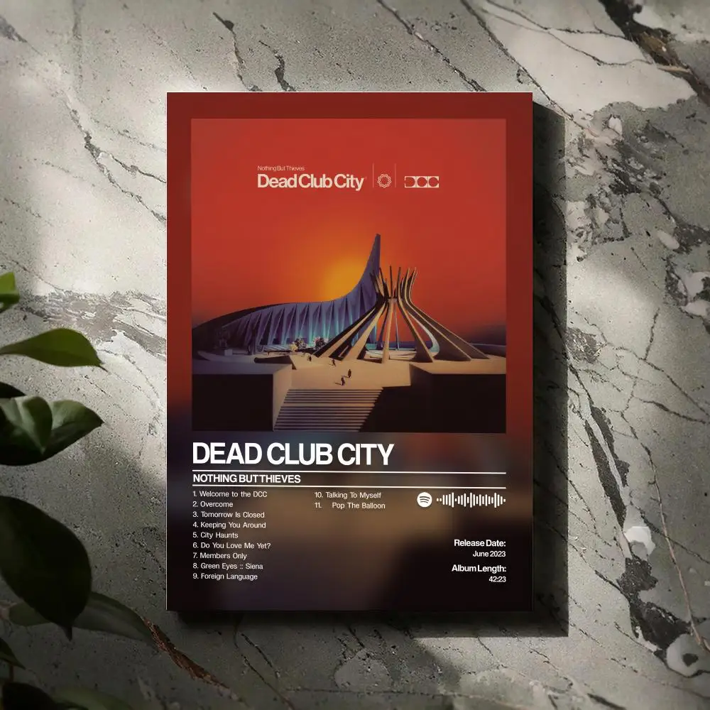 

Dead Club City Nothing But Thieves Poster Prints Canvas Painting Wall Art Picture Living Room Home Decor Music Album Cover