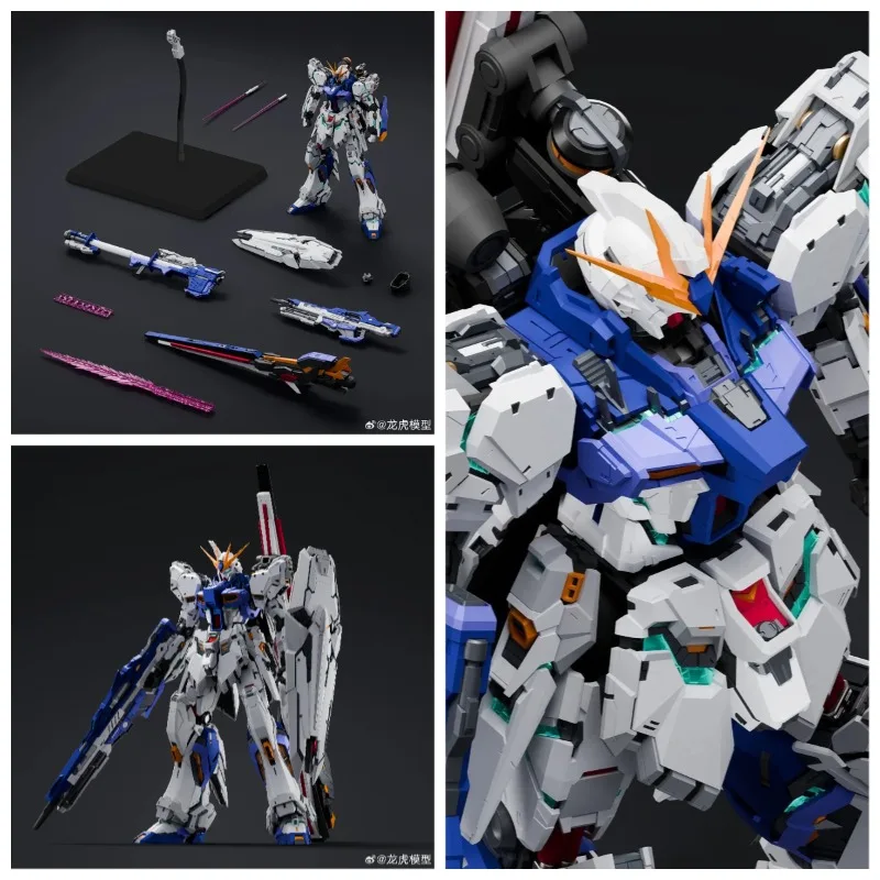Figura de Acción Dragon Tiger Model Fukuoka Nu RX-93FF Escala 1/100, Figuras de Anime Estilo GK, Kit de Modelo para Armar, Regalo de Cumpleaños