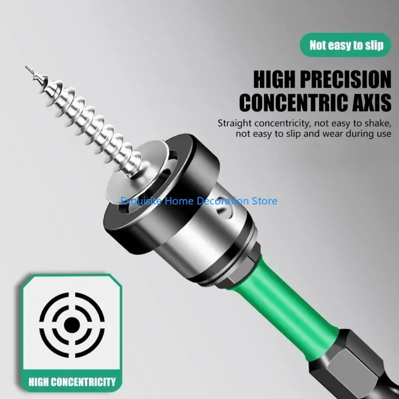 L5BF 5PCSドライウォールドライバービットセット磁気ポジショニングドライバービット