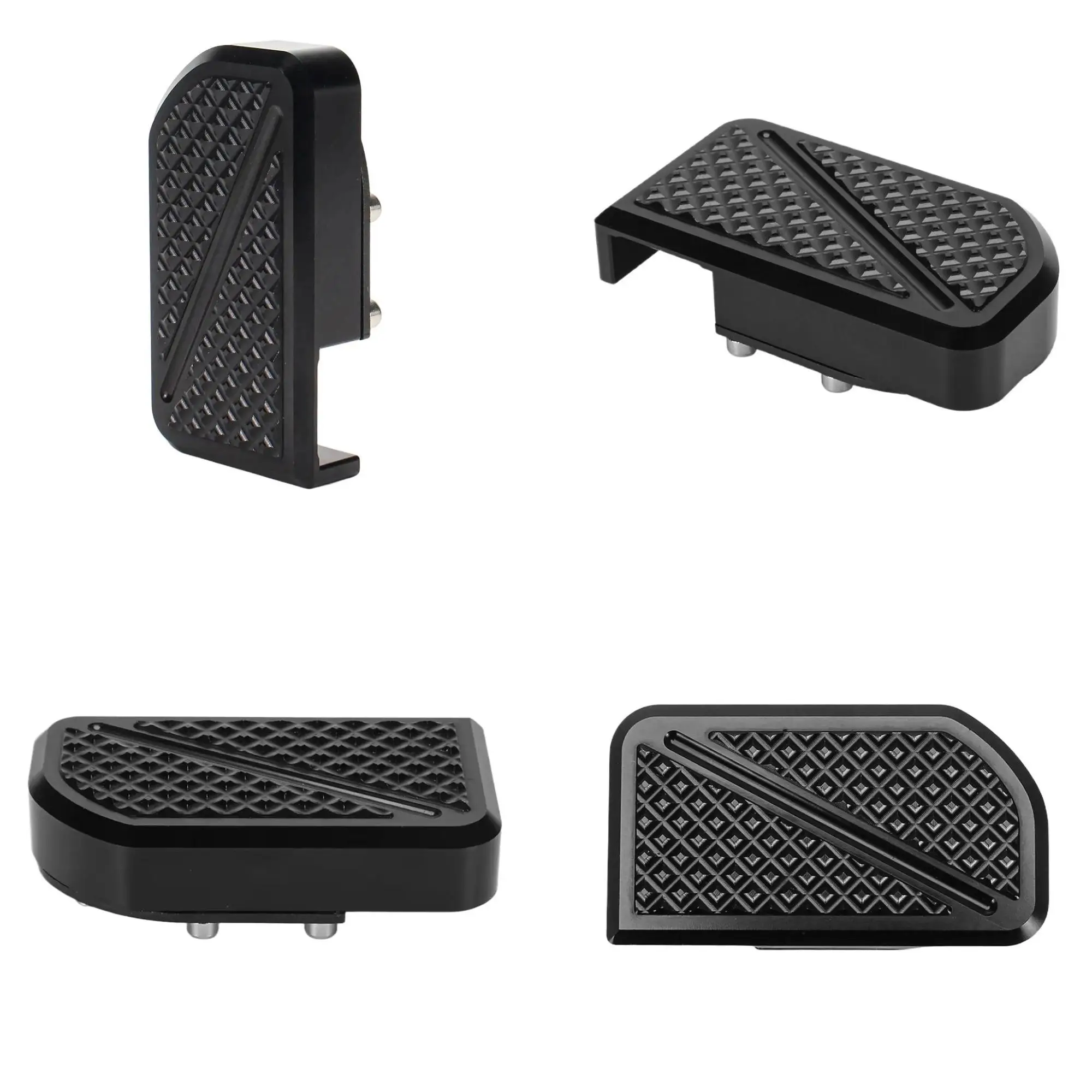 

1PC Black Motorcycle Rear Brake Pedal Enlarger Foot Brake Extension Pad For Harley Low Rider Softail Standard Street Bob Pedal