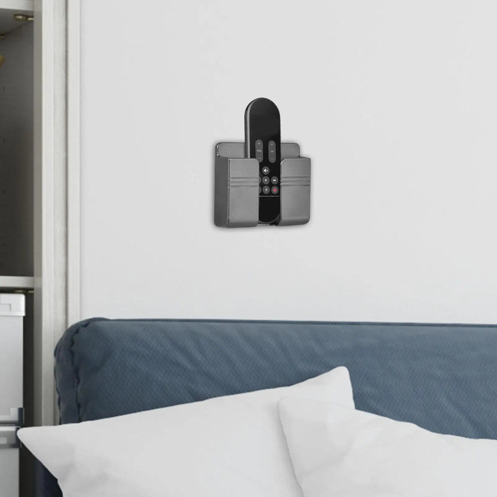Wall Mounted Phone Charging Dock Holder with Storage Box for Smartphone Accessories Home Kitchen Bathroom Bedside Stand