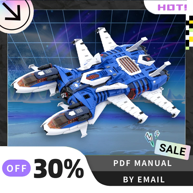 

[6543PCS] Customized MOC Antifreeze aircraft Creative Building Blocks Set STEM Toys DIY Construction Model Kit Birthday Gifts
