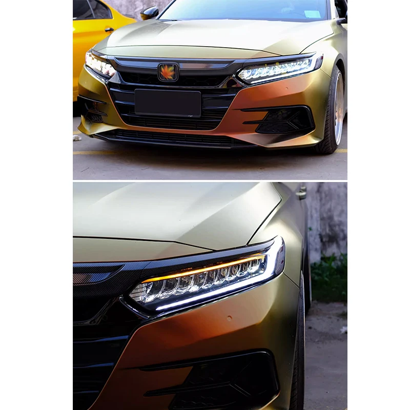 Car Front lamp LED Headlight assembly for HONDA ACCORD 2018-2021 LED DRL Daytime RunningLight Turn Signal Car accessories