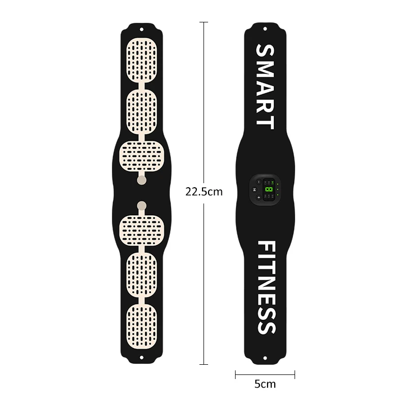EMS Electric Abdominal Body Slimming Belt Smart Abdomen Muscle Stimulator Slimming Massager Fitness Lose Weight Fat Burn Unisex