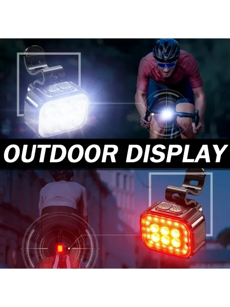 AliExpress BUCKLOS Bicycle Front Light USB Charge Headlight Light Waterproof Cycling Flashlight Q6 Mountain Road Bike Taillight Cycling Accessories