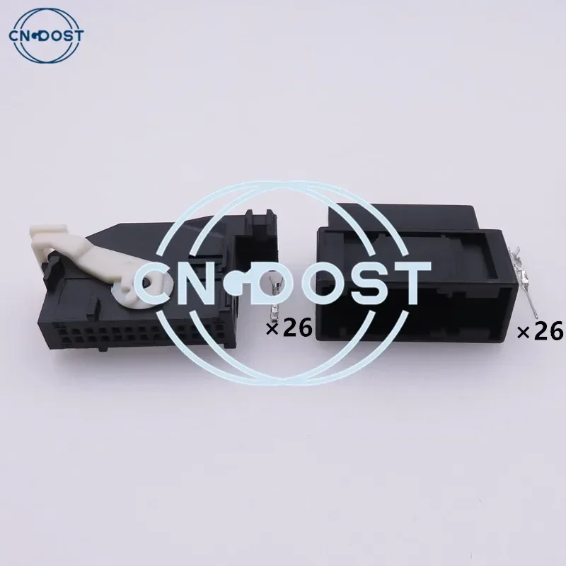 

1 Set 26 Way 7L6 972 726 Car Navigation Controller Socket Instrument Plug AFS Connector7L6972726 AC Assembly For VW Cayenne