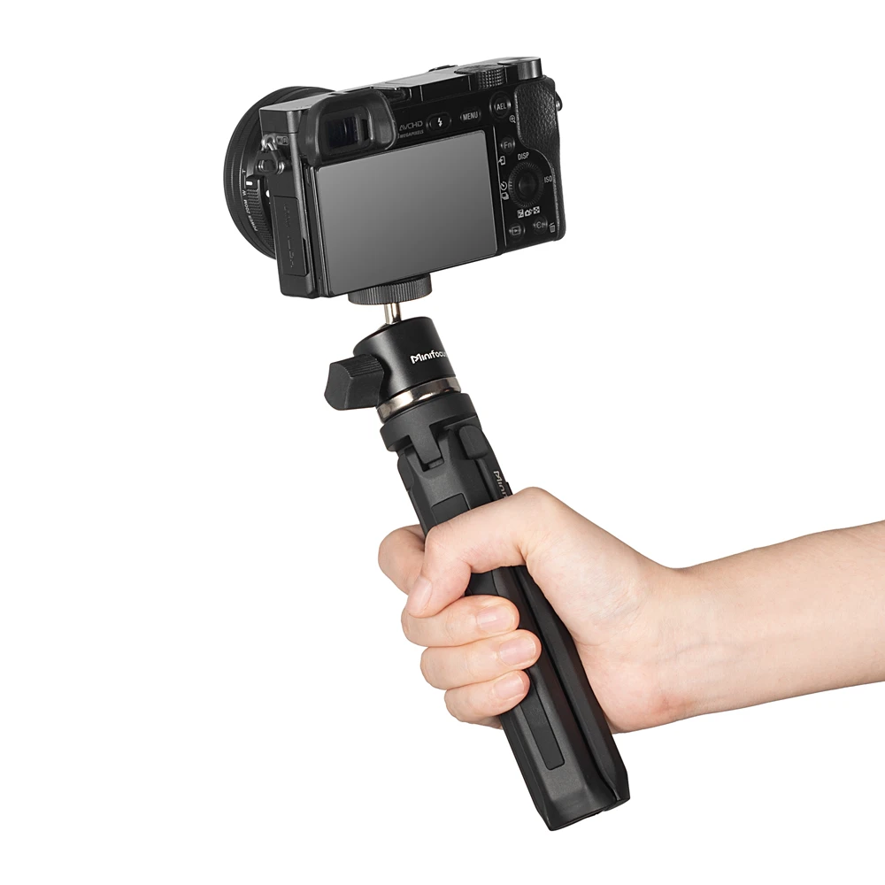 DSLR 카메라 삼각대 모노포드 조명 스탠드용 미니 볼 헤드 어댑터, 360 ° 회전 가능, 90 ° 틸트식, 최대 하중 6.6 lbs