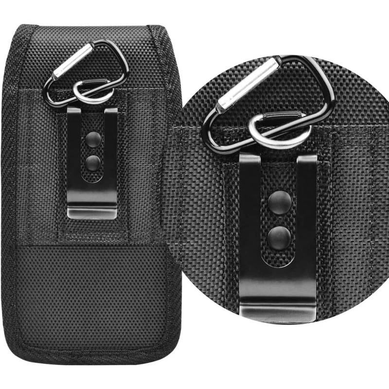 Mobile Phone Waist Bag Men Women Small Nylon Cell Phone Holster Storage Waist Fanny Pack Purse With Belt Loop Bum Bag Universal