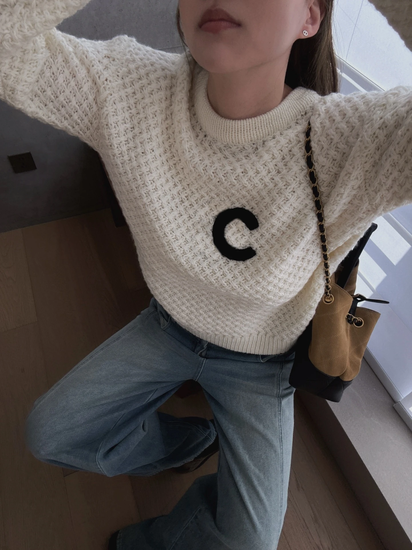 سترة صوفية كبيرة الحجم جديدة لخريف 2025 ذات ألوان متدفقة للنساء - بلوزة بسيطة ومتعددة الاستخدامات #2