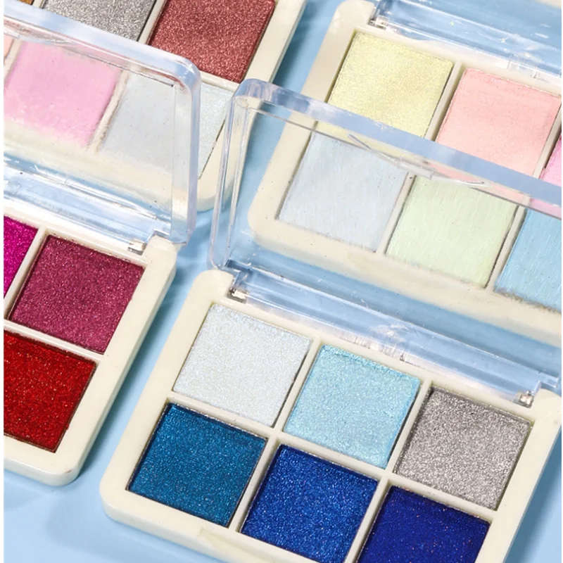 1PS 6 colori Solido Specchio magico Polvere Glitter per unghie Specchio Illusione Aurora Polvere Super Brillante Vetro Fine Flash Glitter per le unghie