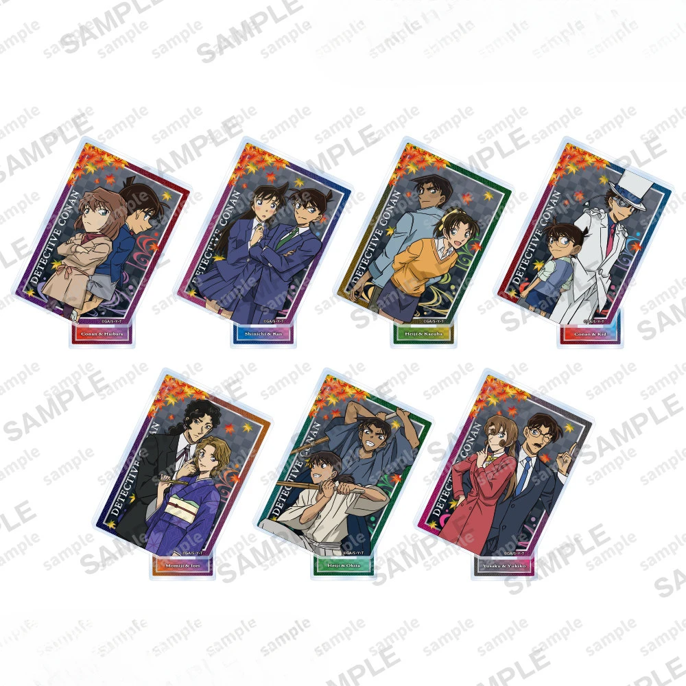 Game Edogawa Amuro Toru Haibara Ai Hattori Heiji Mouri Ran Acrylic Stand Doll Anime Figure Model Plate Cosplay Toy for Gift