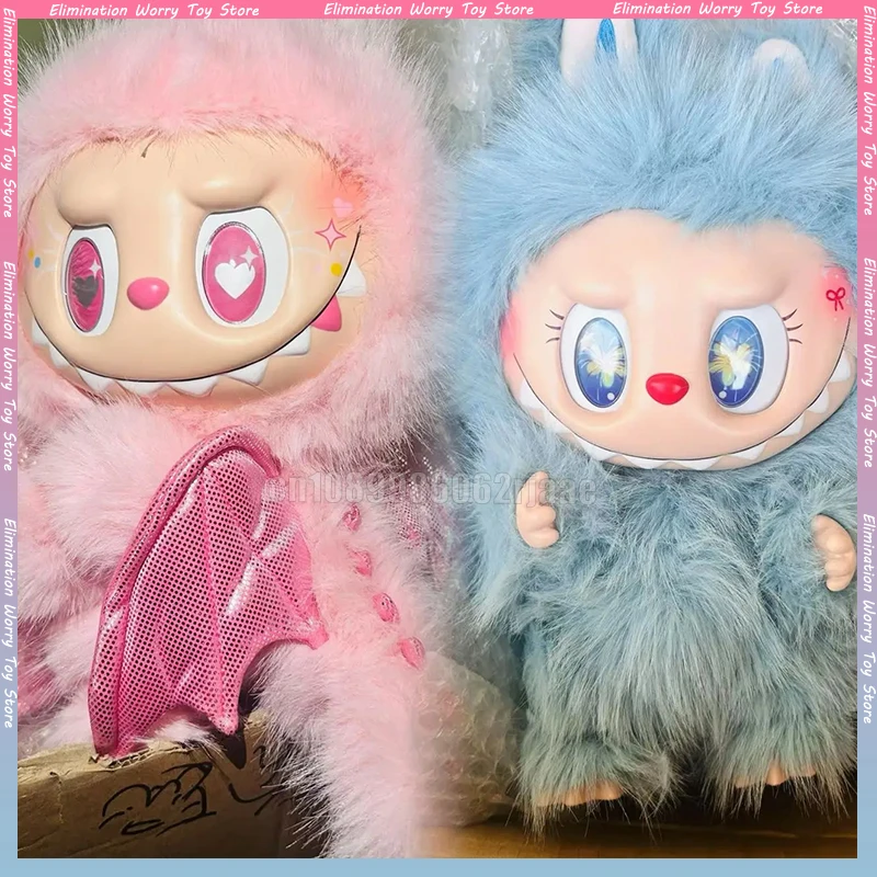 

New 38cm Labubu Doll Monster Labubu Series Zimomo Big Ange Replical Creative Model Figure Vinyl Pendantdecoration Cute Birthday