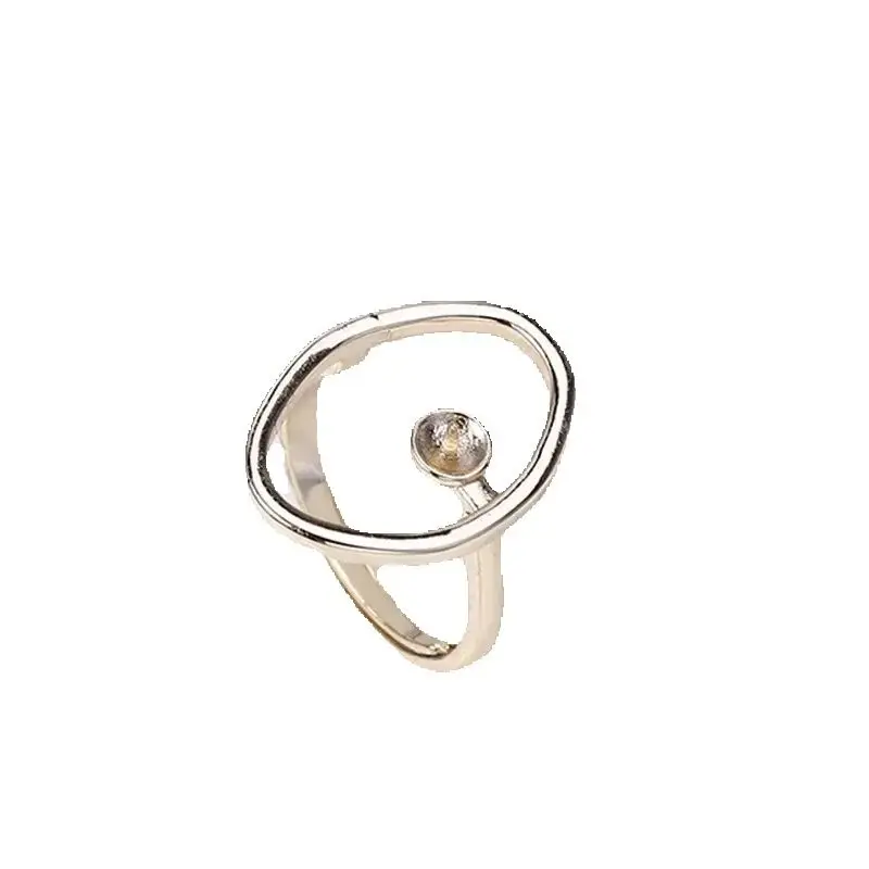 

Adjustable Gold Plated Pearl Ring Settings Findings & Accessories - for Jewelry Making Bulk Wholesale Craft Supplies 7-9mm