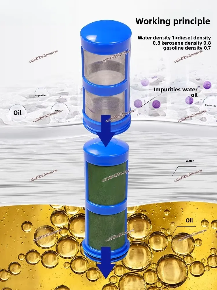 Oil-water separator double layer four filter element water-oil separation equipment filter