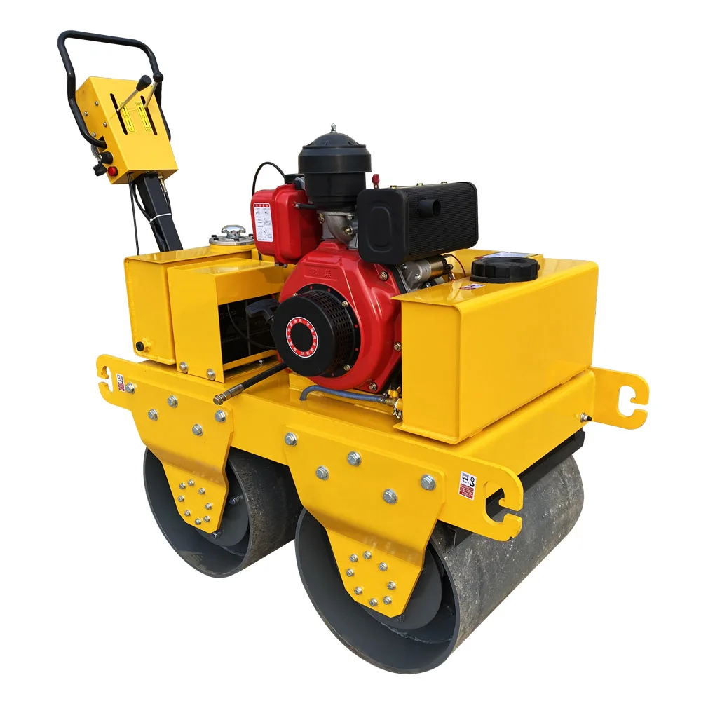 

Small Road Roller Hand-held Hydraulic Double Steel Wheel 1 Ton 2 Ton 3 Ton Compactor Small Road Roller