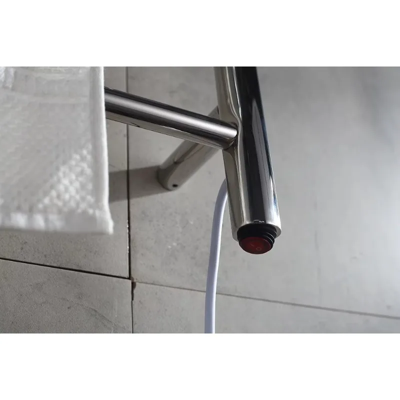 Сушилка для полотенец для ванной комнаты, круглая трубка, настенный радиатор, настенная сушилка с подогревом