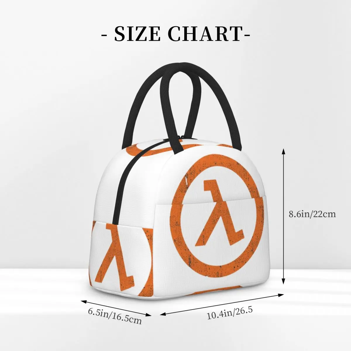 نصف الحياة لامدا رمز أكياس الغداء معزول بينتو صندوق مقاوم للماء حقيبة الغداء مانعة للتسرب نزهة أكياس حقيبة للحفاظ على البرودة للمرأة الاطفال #2