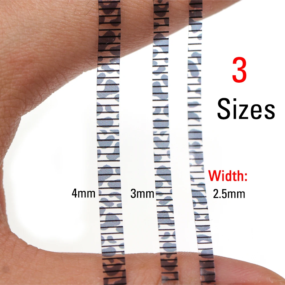 ICERIO 2.5mm 3mm 4mm Mikkus & Caddis Synthetic Quills Film Elastic Fly Tying Body Wrapping Tape for Stonefly Nymphs Shrimps
