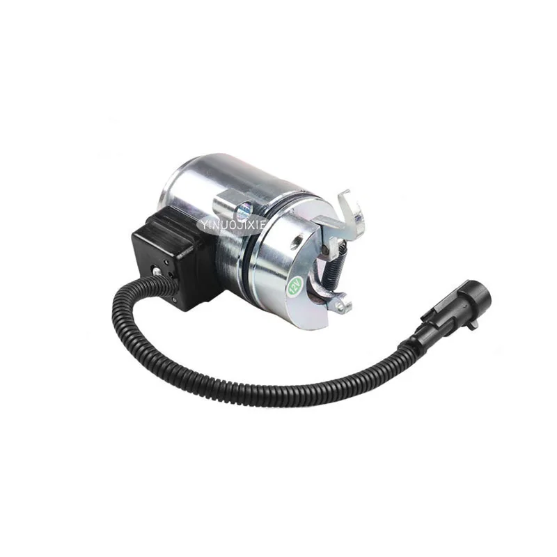 Excavator parts  for Deutz engine BF4M2011 BF4M2012 flameout solenoid valve 04272956