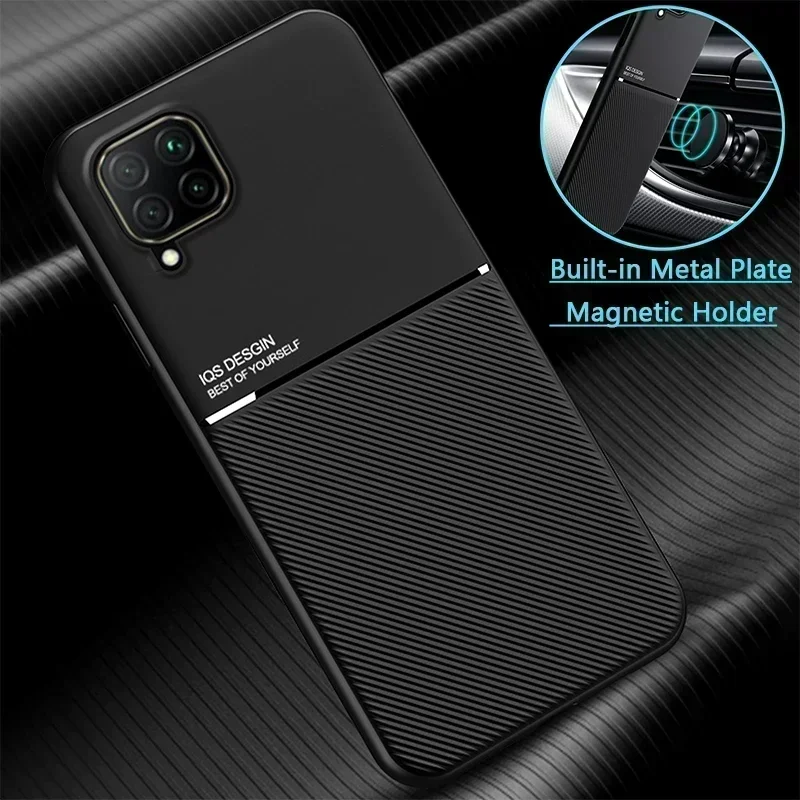 

Для Samsung Galaxy A22 5G Чехол с магнитным держателем Кожаный чехол для телефона Samsung A22S A22 S A 22S 22 S Силиконовая задняя крышка