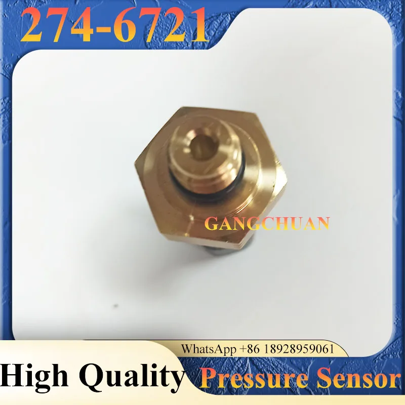 Alta calidad 274-6721 2746721   Interruptor del sensor de presión para piezas de excavadora del sensor de presión de aceite del motor de excavadora
