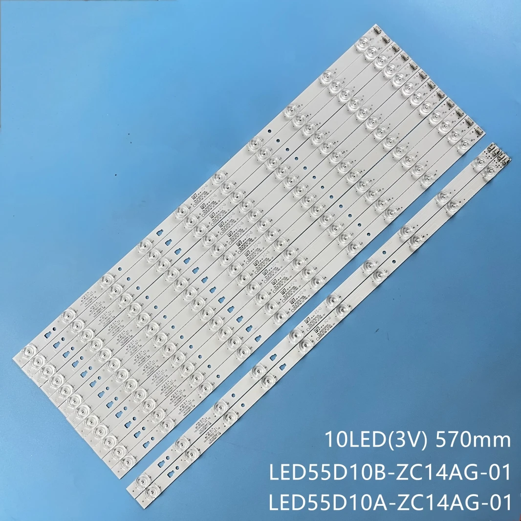 

14pcs LED backlight bar For Telefunken TF-LED55S37T2SU LT-55UE76 LS55H510X H55V6000 LED55K36U LED55K35U LC546PU1I01 LS55AL88U71