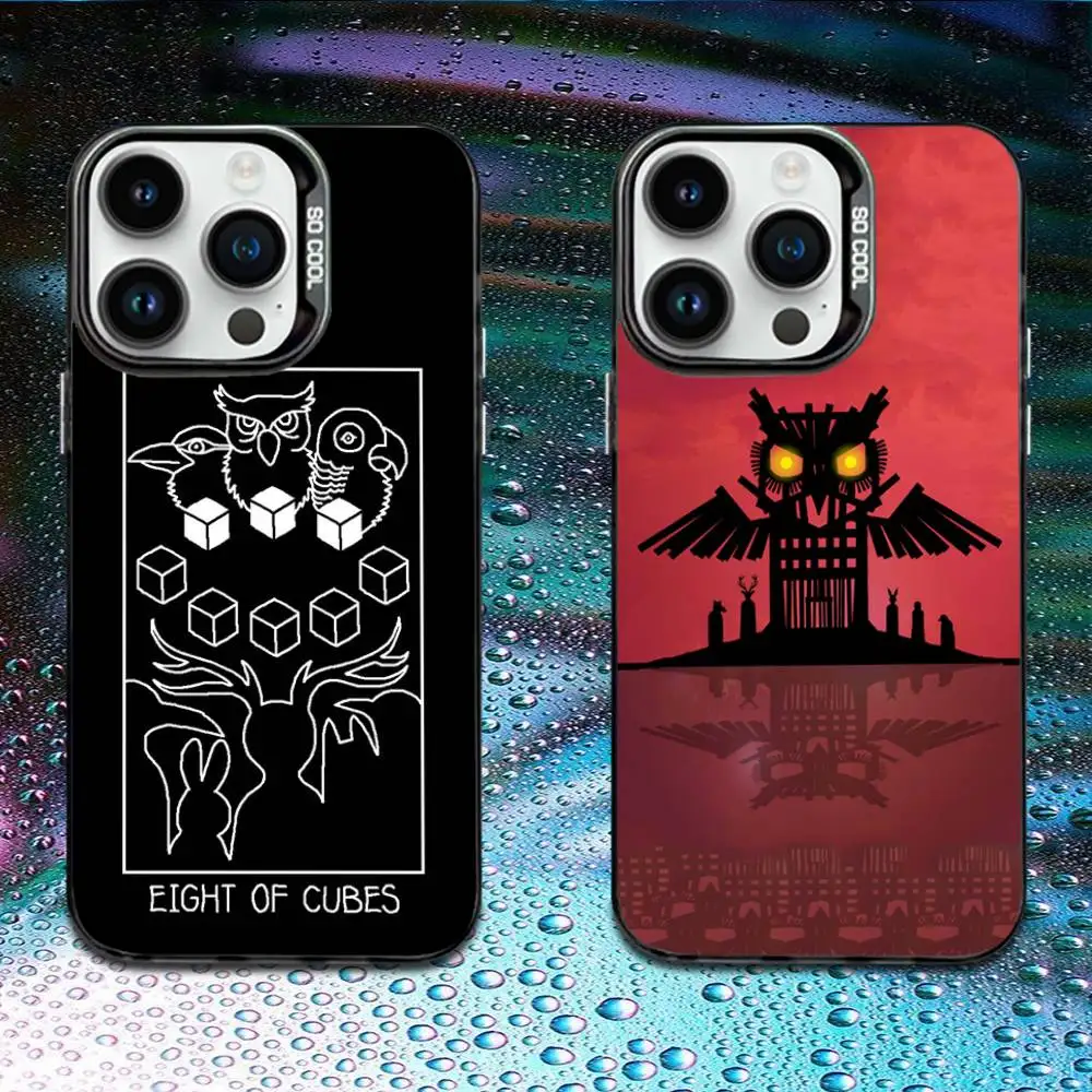 

R-Rusty Lake Game Phone Case For iPhone 16,15,14,13,12,11,Mini,Pro,E,MAX Black Candy Matte Shockproof Cover