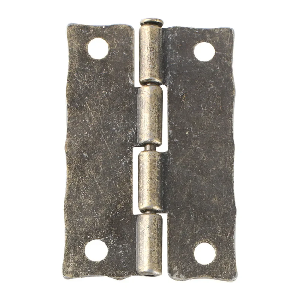 Door Hinges Hinges 4pcs Antique Printing Bronze Easy To Install Retro Design With Screws Zinc Alloy Shop Beautiful