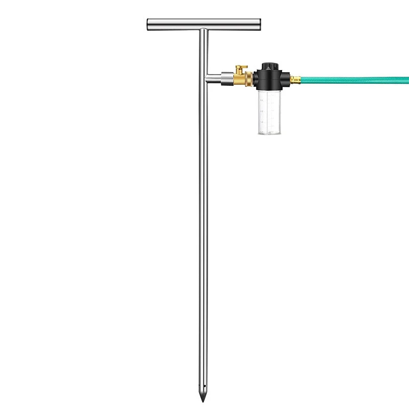 

Plant root watering system, stainless steel deep root irrigator, fertilizer bottle watering