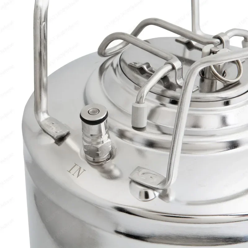 6L 304 stainless steel beer barrel, cola barrel, pressure-preserving fermented beer, keg barrel, syrup self-brewing barrel