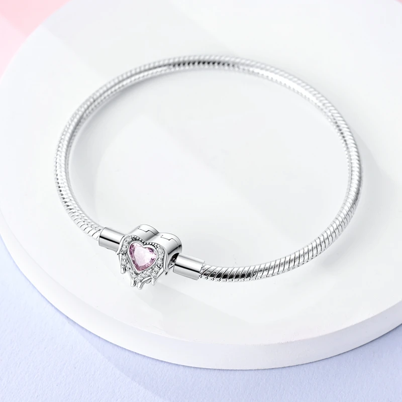 925 Sterling Silver Star Moon Sun Bracelets Dream Butterfly Sunflower Snake Bone Bracelets Fit DIY Charms Beads Party Jewelry image 2