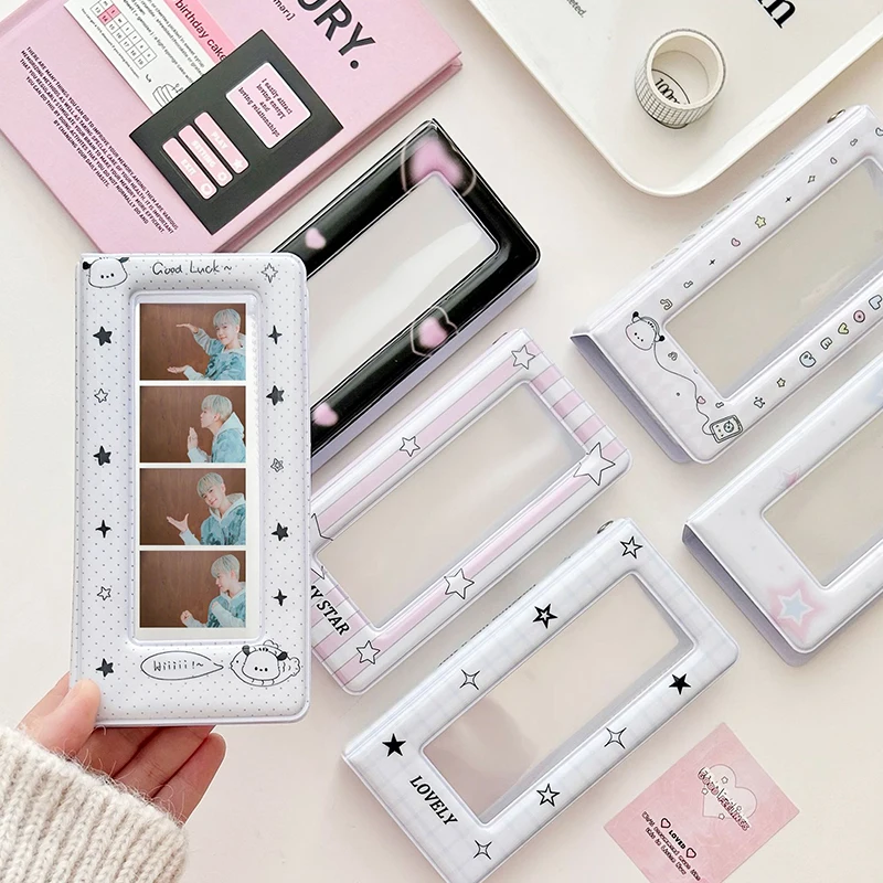 結婚式用のスターフォトブースフレーム、ブックマークホルダー、36枚の写真、2x6 