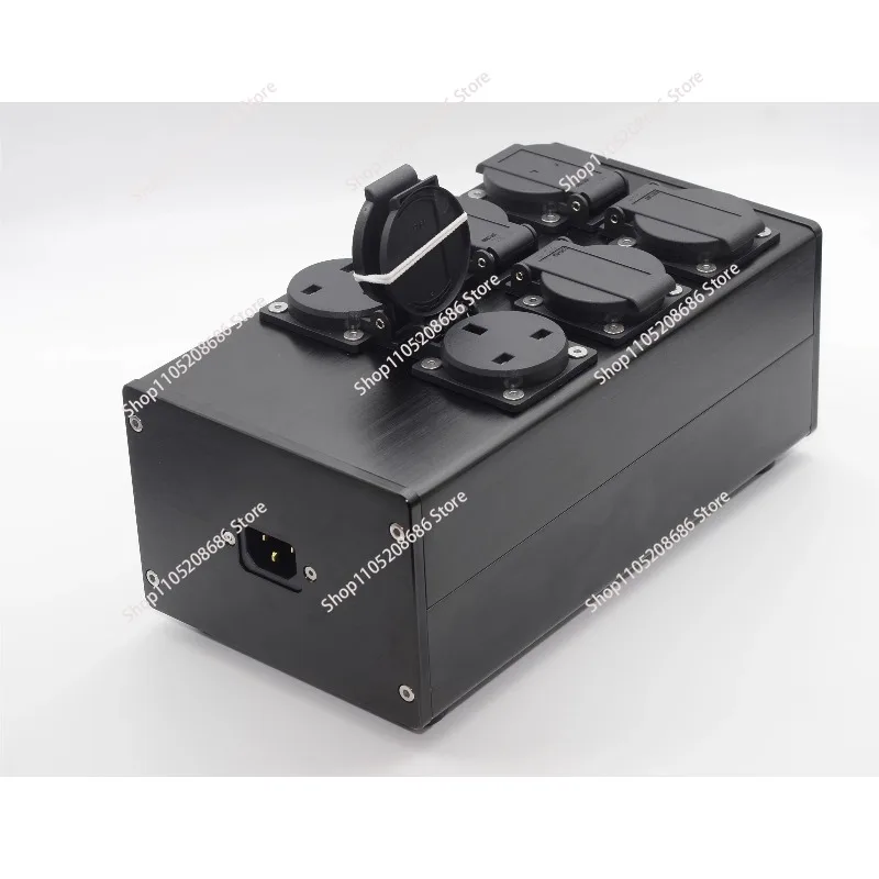 6 aluminum alloy power plug, audio power strip power distributor