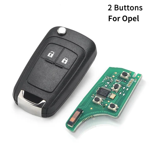 KEYYOU 2/3/4/5 кнопки Автомобильный Дистанционный Ключ DIY для OPEL/VAUXHALL Astra J Corsa E Insignia Zafira C 2009-2016 315 / 433 МГц PCF7937E для Chevrolet Malibu Cruze Aveo Spark Sail