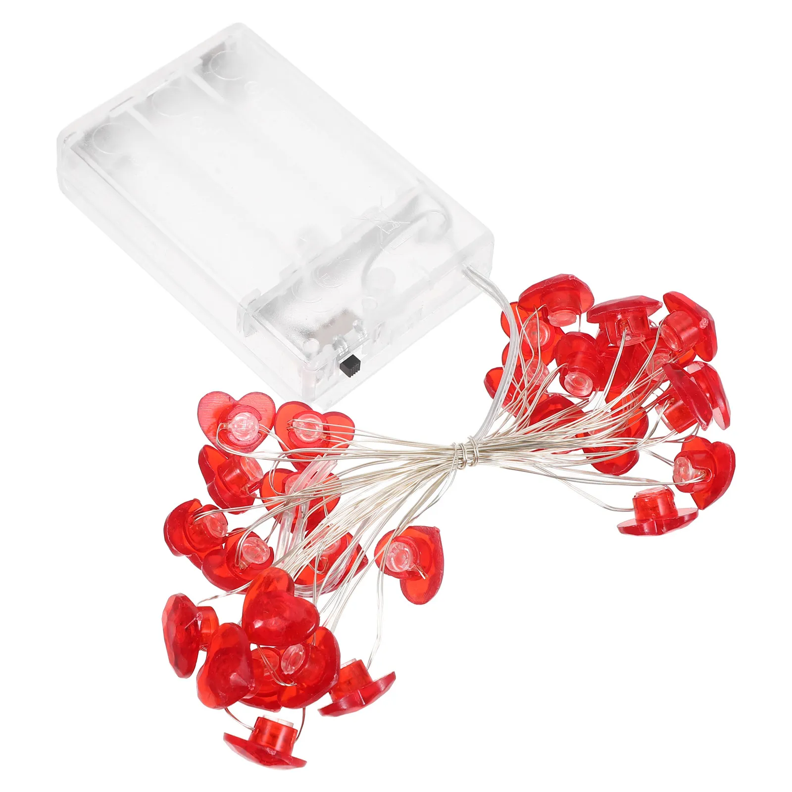 

1Set Valentine's Heart Copper Wire Lights Romantic Warm LED String for Bedroom Living Room Party Decor Valentine Day Decoration