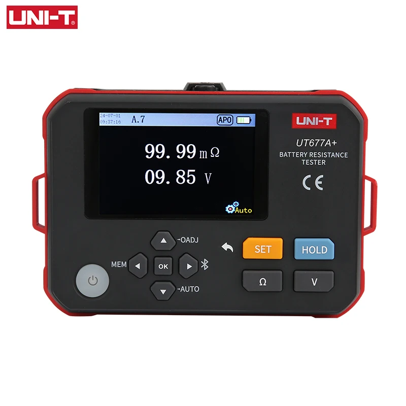 UNI-T UT677A+ Internal Resistance Tester High Precision Lead Lithium Storage Voltage Capacity Charge Discharge Tester