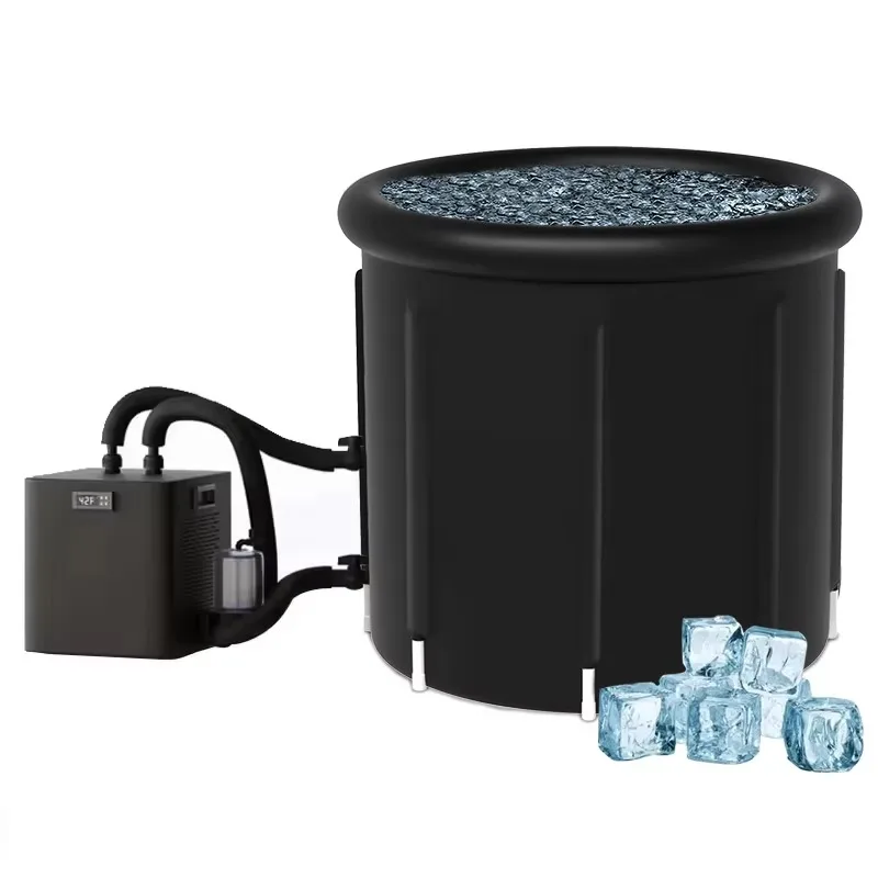 

Xiangyin Vanace Logo Customization PVC Inflatable Healthcare Function Pool Cold Plunge 1HP Water Chiller With Ice Bath Tub