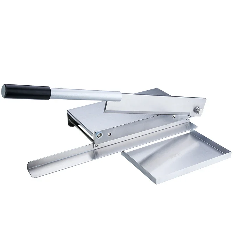 آلة تقطيع عظام تجارية من الفولاذ المقاوم للصدأ ، آلة تقطيع الخنازير ، آلة تقطيع شرائح لحم الضأن ، 16"