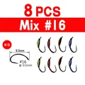 8 piezas mix 16