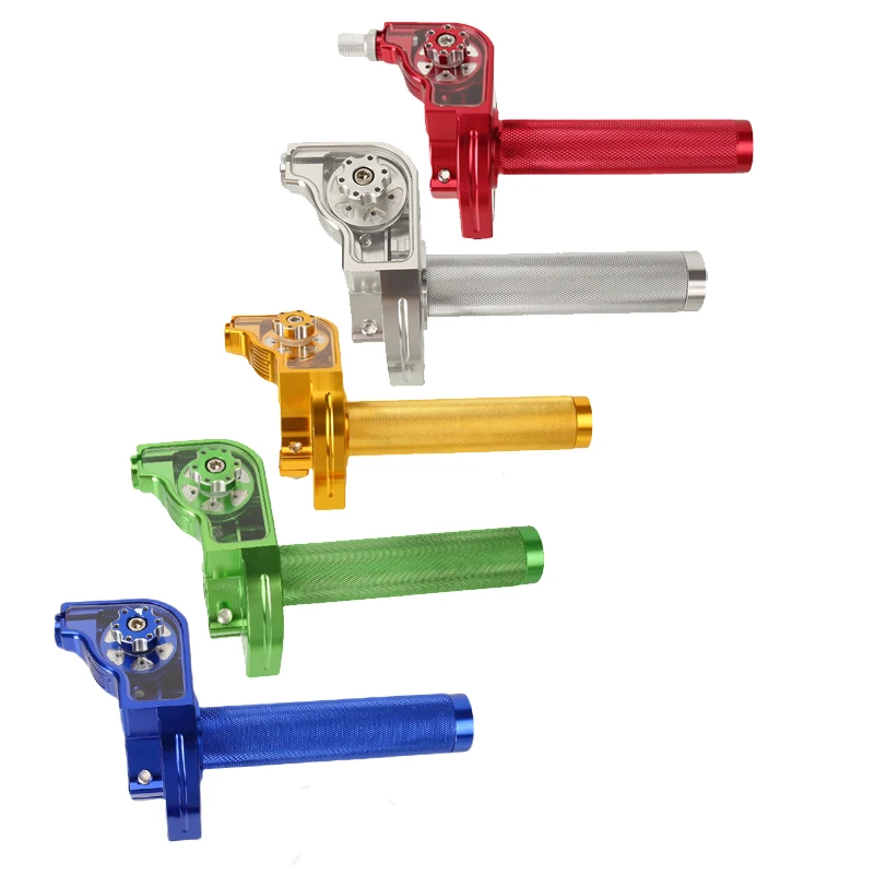AliExpress NONE Motorcycle Accelerator Throttle 22mm CNC Grips Handlebars Aluminum Universal Accessories Motocross Scooter Dirt Bike