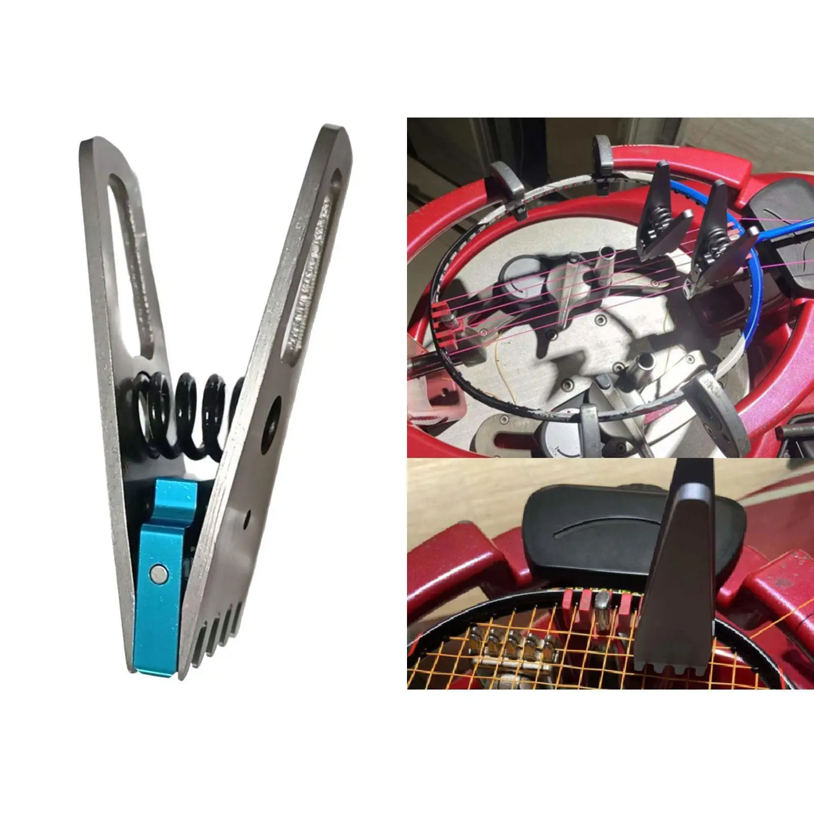 Badminton Stringing Clamp Gripper Badminton Racket Flying Clamp Compact Manual Stringing Clamp Stringing Machine Accessory Tool