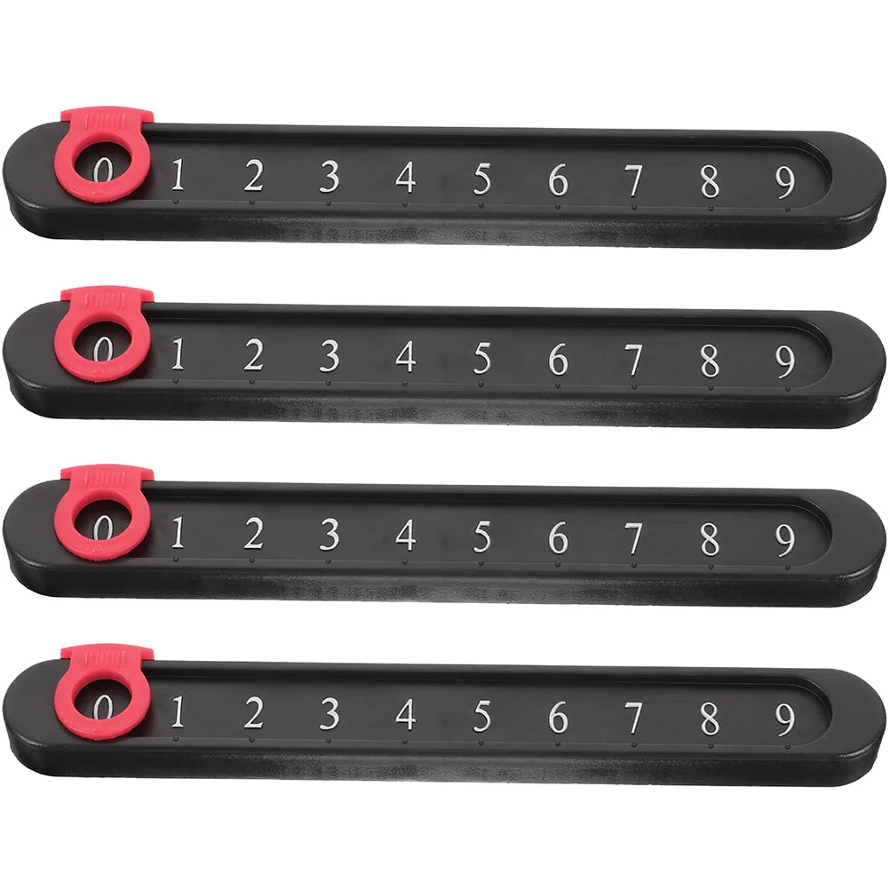 

4pcs Foosball Score Counter Multifunctional Scorekeeper Bar For Table Football Durable Scoring Unit Device Portable Tabletop