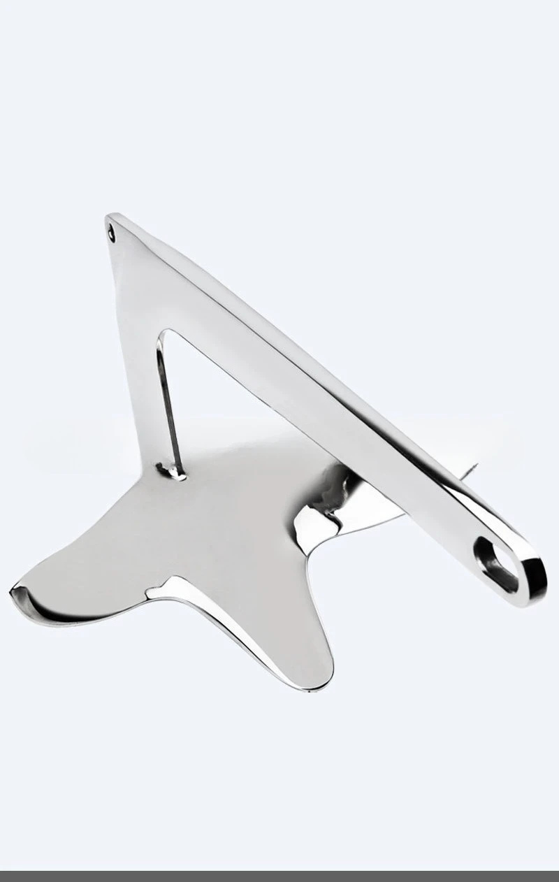Bruce Anchor, Marine 316 Stainless Steel Anchor, 1KG Claw Anchor for Yachts & Boats